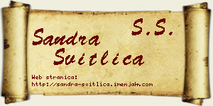 Sandra Svitlica vizit kartica